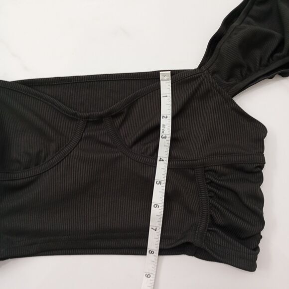 Crop Top  Size M Women's Black - Picture 9 of 12